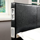  Furniture of America Evans Queen Upholstered Panel Bed CM7099EX-Q-BED IMAGE 2