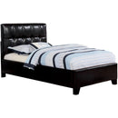  Furniture of America Cressida Twin Upholstered Panel Bed CM7725BK-T-BED IMAGE 1