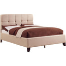  Furniture of America Cressida California King Upholstered Panel Bed CM7725BG-CK-BED IMAGE 1