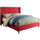 Furniture of America Anabelle California King Upholstered Panel Bed CM7677RD-CK-BED IMAGE 1