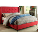  Furniture of America Anabelle King Upholstered Panel Bed CM7677RD-EK-BED IMAGE 2
