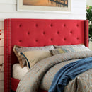  Furniture of America Anabelle Queen Upholstered Panel Bed CM7677RD-Q-BED IMAGE 3