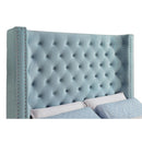  Furniture of America Mirabelle Queen Upholstered Panel Bed CM7679BL-Q IMAGE 2