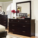  Furniture of America Fontes Dresser Mirror CM7118M IMAGE 2