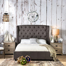  Furniture of America Fontes California King Upholstered Panel Bed CM7050GY-CK-BED IMAGE 8