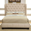  Furniture of America Fontes California King Upholstered Panel Bed CM7050IV-CK-BED IMAGE 1