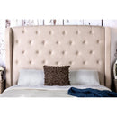  Furniture of America Fontes California King Upholstered Panel Bed CM7050IV-CK-BED IMAGE 4