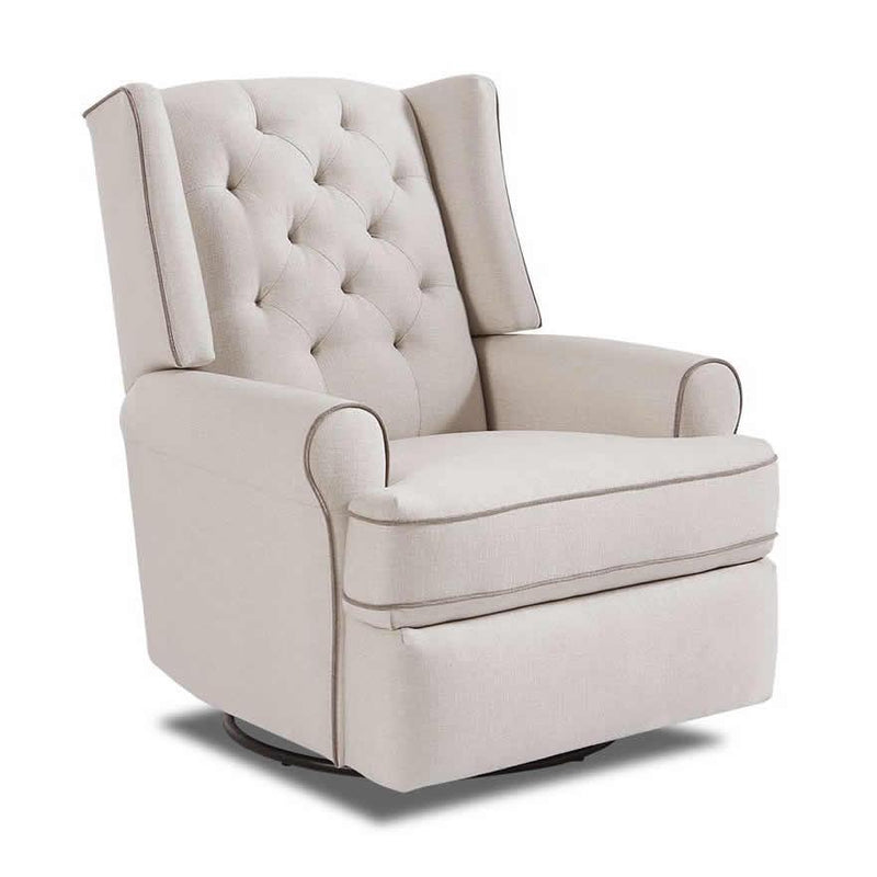 Best Home Furnishings Kendra Manual Swivel Glider Fabric Recliner Kendra 5NI85 Swivel Glider Recliner (Beige) IMAGE 1