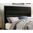 Furniture of America Gillian King Upholstered Panel Bed CM7262BK-EK-BED IMAGE 3