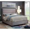  Furniture of America Gillian Full Upholstered Panel Bed CM7262GY-F-BED IMAGE 2