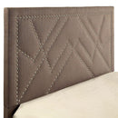  Furniture of America Marianne King Upholstered Panel Bed CM7433BR-EK-BED IMAGE 2