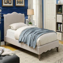  Furniture of America Rolanda Twin Upholstered Panel Bed CM7722T-BED IMAGE 1