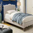  Furniture of America Rolanda Twin Upholstered Panel Bed CM7722T-BED IMAGE 2