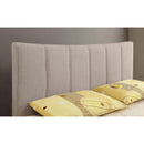  Furniture of America Ennis King Upholstered Panel Bed CM7678BG-EK-BED IMAGE 2