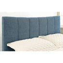  Furniture of America Ennis King Upholstered Panel Bed CM7678BL-EK-BED IMAGE 2