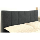  Furniture of America Ennis California King Upholstered Panel Bed CM7678GY-CK-BED IMAGE 2
