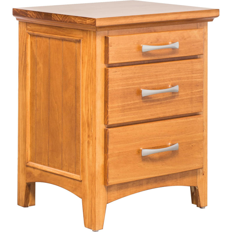 Mako Wood Furniture Sophia 3-Drawer Nightstand 5100-65 IMAGE 2