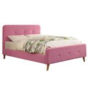  Furniture of America Barney Full Upholstered Panel Bed CM7272PK-F-BED IMAGE 1