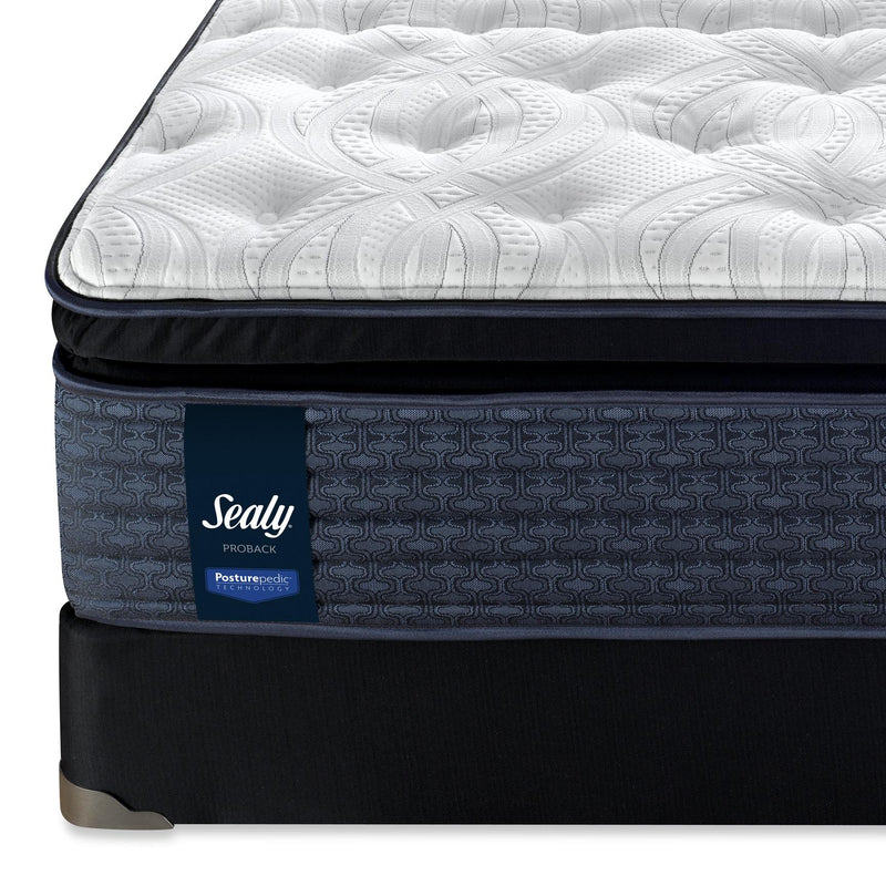 Sealy Foxy Firm Euro Pillow Top Mattress (Queen) IMAGE 3