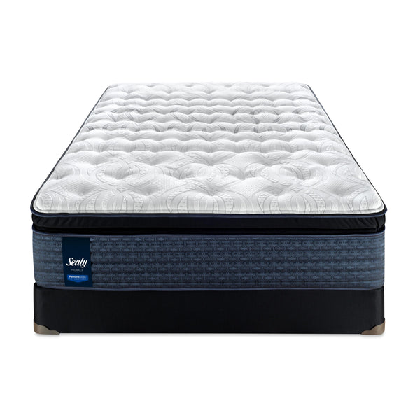 Sealy Foxy Firm Euro Pillow Top Mattress Set (Twin) IMAGE 1