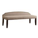 Furniture of America Hasselt Bench CM-BN6880BG-L IMAGE 1