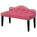  Furniture of America Kids Seating Bench CM-BN6883PK-S IMAGE 1