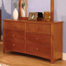  Furniture of America Omnus 6-Drawer Kids Dresser CM7905OAK-D IMAGE 2
