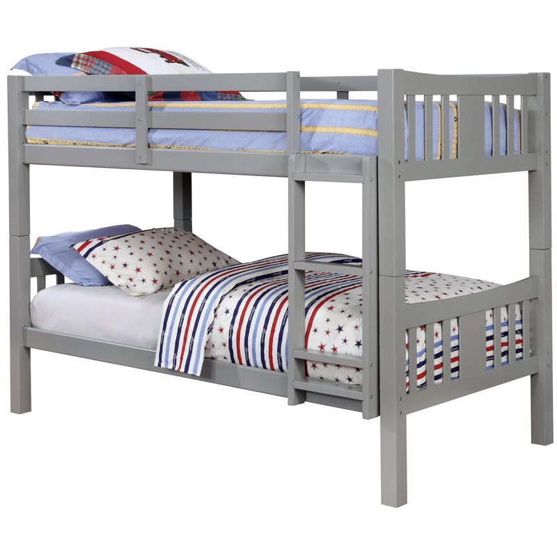 Furniture of America Kids Beds Bunk Bed CM BK929GY BED