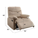 Acme Furniture Arcadia 00702 Motion Recliner IMAGE 14