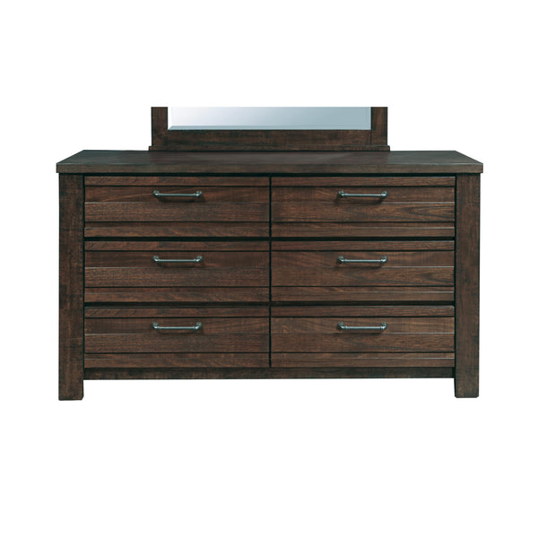 Samuel Lawrence Furniture Ruff Hewn 6-Drawer Dresser 210-S076-010 IMAGE 1