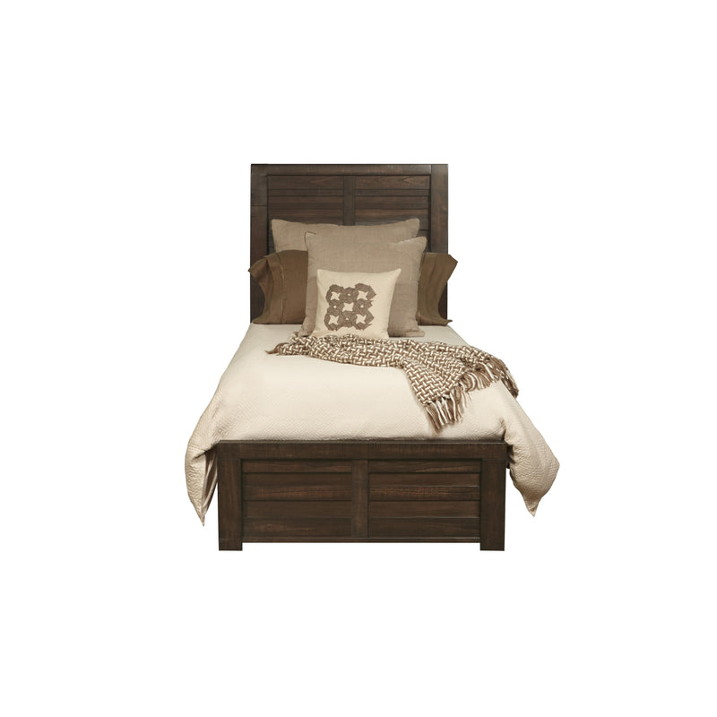 Samuel Lawrence Furniture Ruff Hewn Twin Panel Bed 210-S076-230H/210-S076-231H/210-S076-404H IMAGE 1