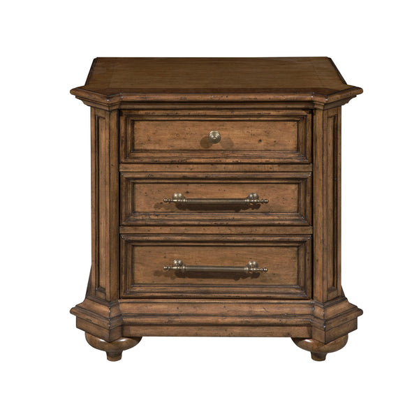 Samuel Lawrence Furniture Carrington 3-Drawer Nightstand P081140 IMAGE 1