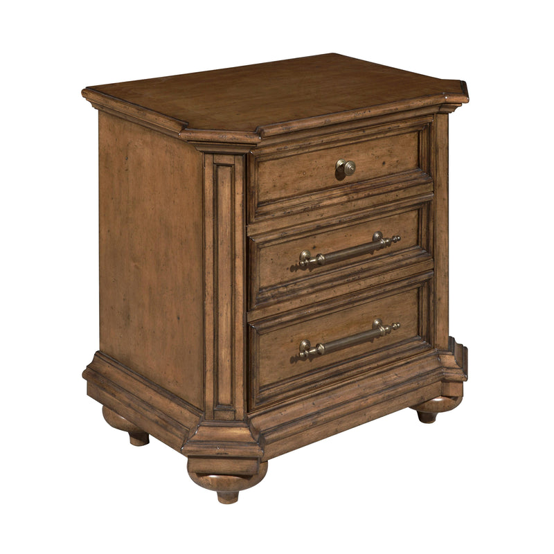 Samuel Lawrence Furniture Carrington 3-Drawer Nightstand P081140 IMAGE 2