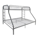 Acme Furniture Tritan 02052SI Twin XL over Queen Bunk Bed IMAGE 2