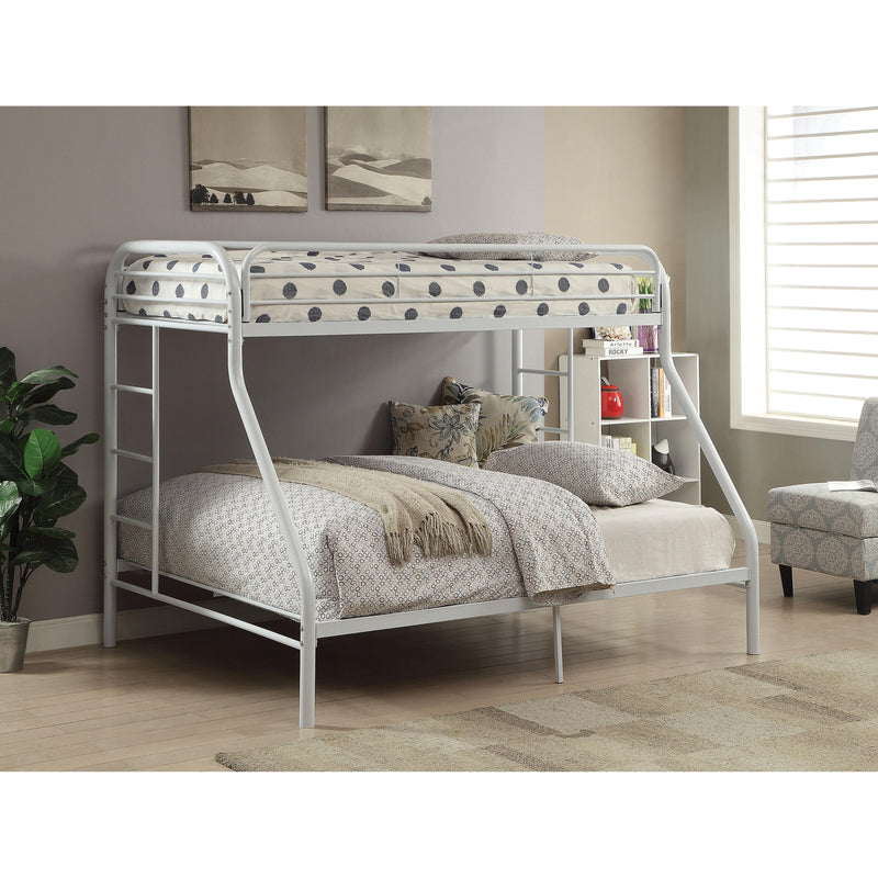 Acme Furniture Tritan 02052WH Twin XL over Queen Bunk Bed IMAGE 1