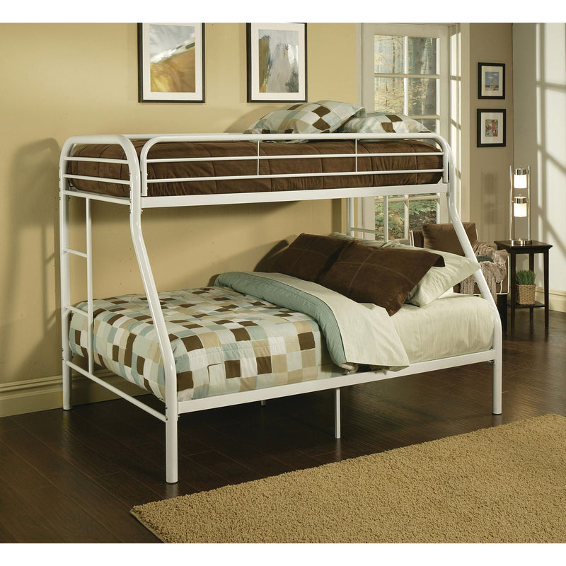 Acme Furniture Tritan 02053WH Twin over Full Bunk Bed IMAGE 1