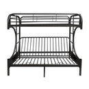 Acme Furniture Eclipse 02091W-BK Twin over Full Futon Bunk Bed IMAGE 3
