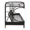 Acme Furniture Eclipse 02091W-BK Twin over Full Futon Bunk Bed IMAGE 4