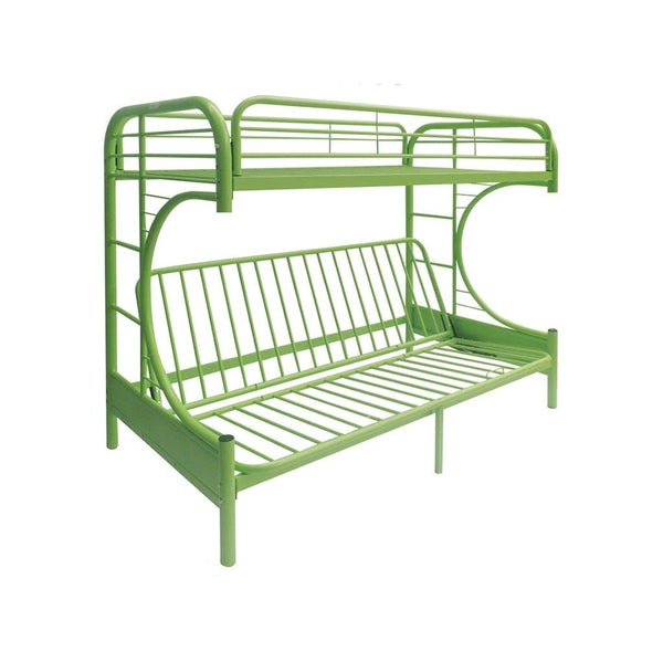 Acme Furniture Eclipse 02091W-GR Twin over Full Futon Bunk Bed IMAGE 1