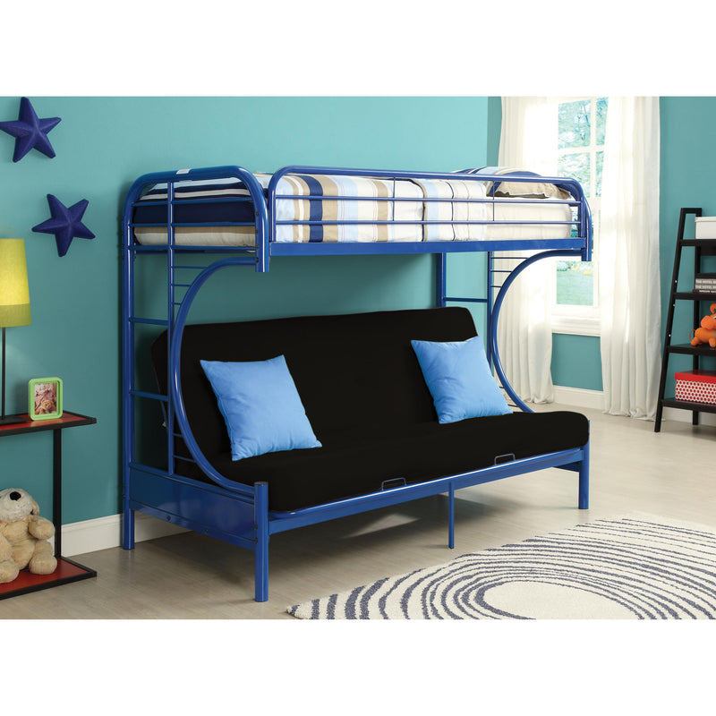 Acme Furniture Eclipse 02091W-NV Twin over Full Futon Bunk Bed IMAGE 4