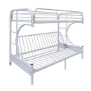 Acme Furniture Eclipse 02091W-W Twin over Full Futon Bunk Bed IMAGE 2