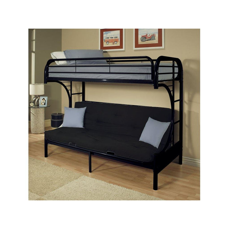 Acme Furniture Eclipse 02093BK Twin XL over Queen Futon Bunk Bed IMAGE 4