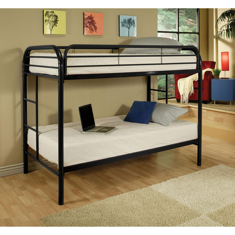 Acme Furniture Thomas 02188BK Twin over Twin Bunk Bed IMAGE 4
