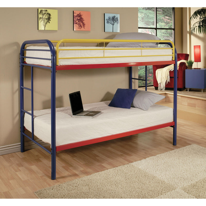 Acme Furniture Thomas 02188RNB Twin over Twin Bunk Bed IMAGE 4