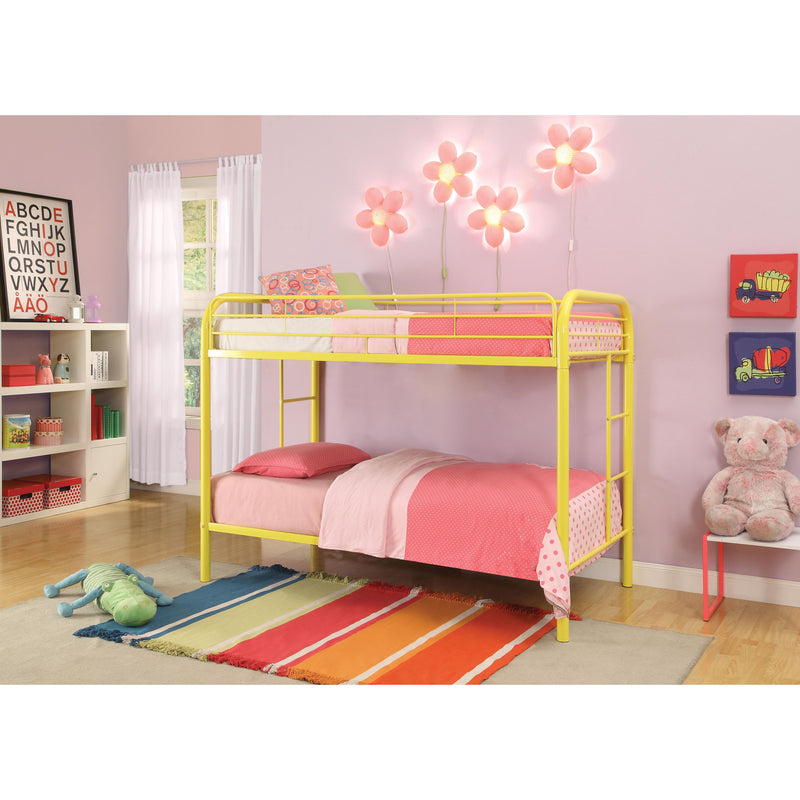 Acme Furniture Thomas 02188YL Twin over Twin Bunk Bed IMAGE 4