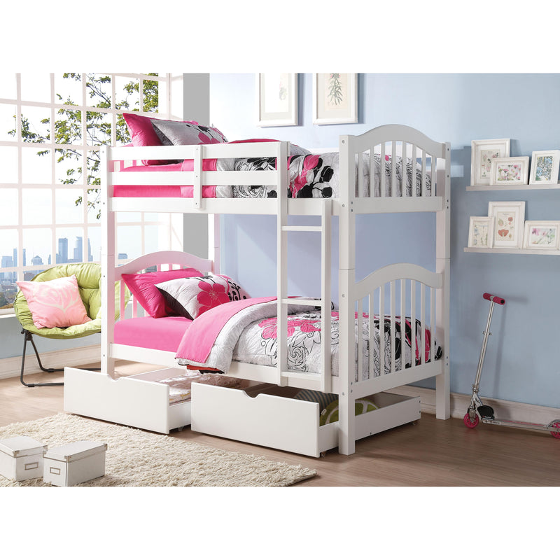 Acme Furniture Heartland 02354 Twin over Twin Bunk Bed IMAGE 4