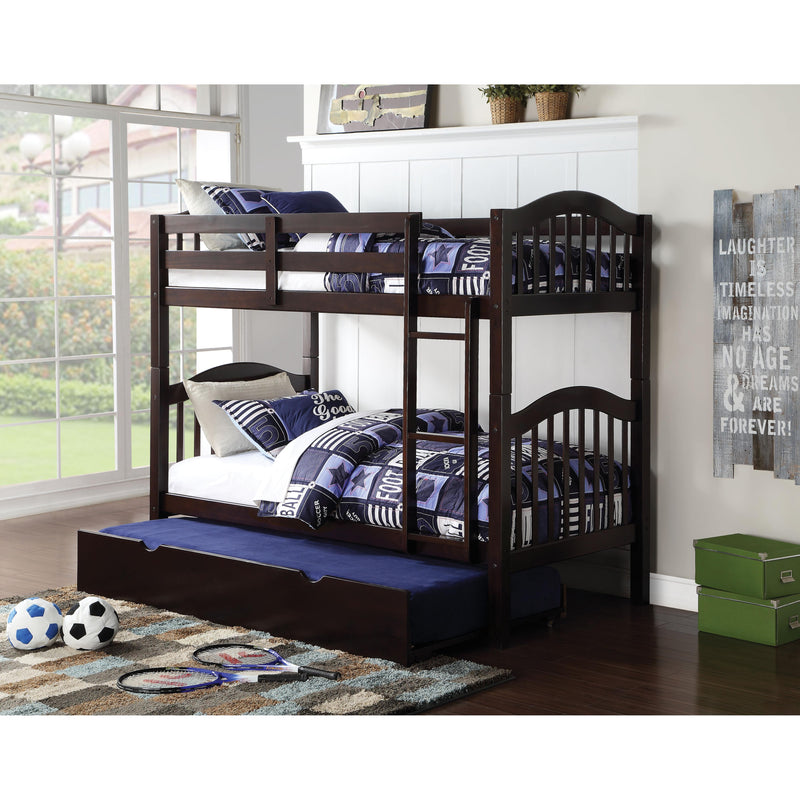 Acme Furniture Heartland 02554 Twin over Twin Bunk Bed IMAGE 2