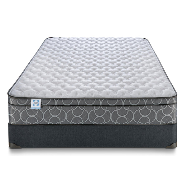 Sealy Linq II Cushion Firm Euro Top Mattress Set (Twin) IMAGE 1