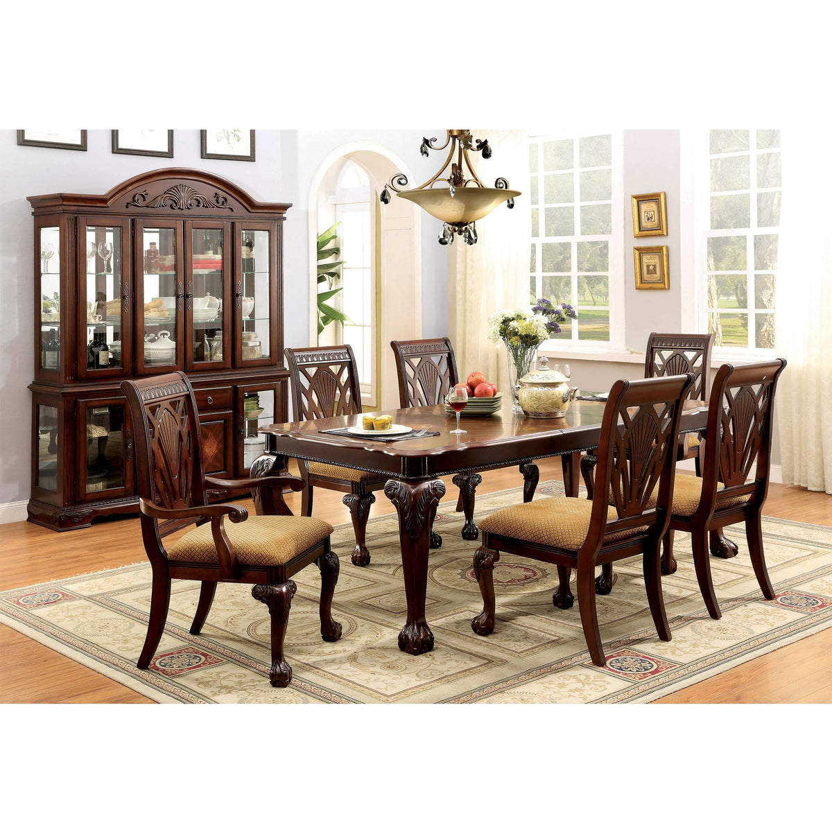 Furniture of America Petersburg Dining Table CM3185T