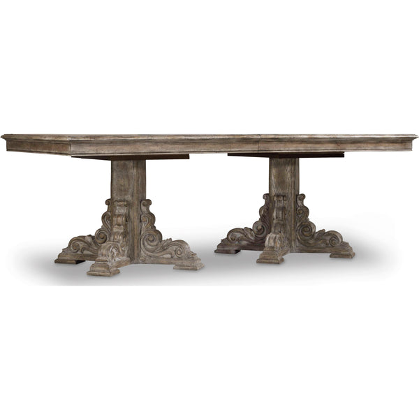Hooker Furniture True Vintage Dining Table with Pedestal Base 5701-75203 IMAGE 1